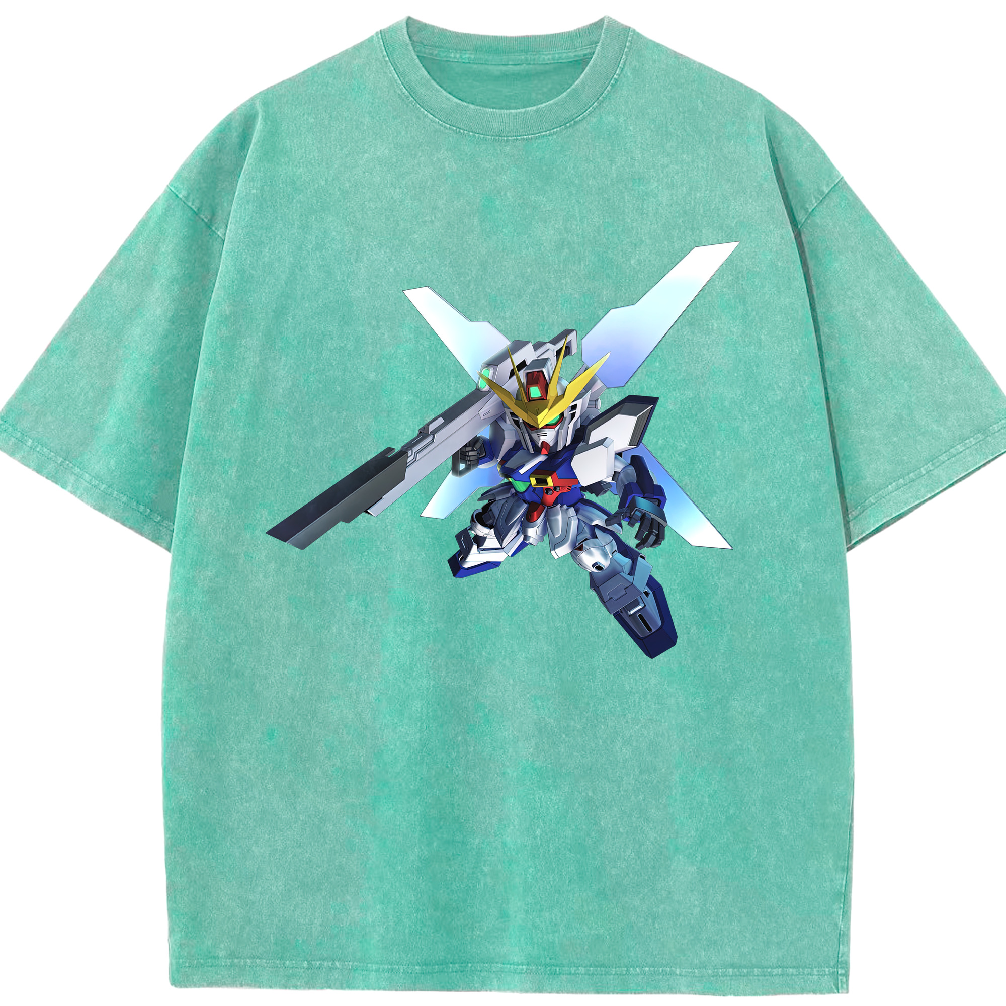 （画像用） 機動戦士ガンダム Mobile Suit Gundam 綿100% ヴィンテージ風 半袖Tシャツ（フロントプリント）